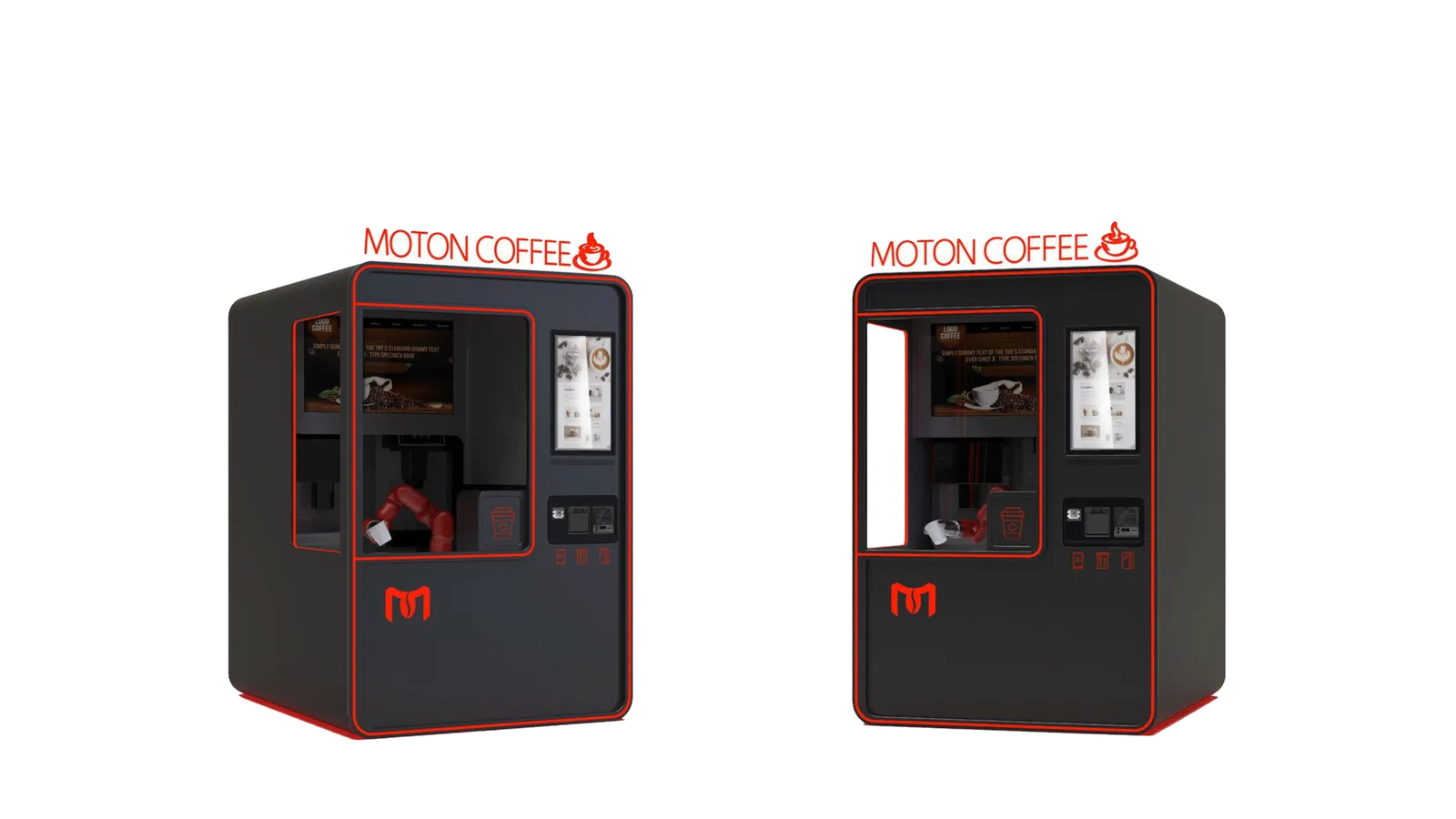 MOTON Latte Master MiniPro compact single-arm coffee robot